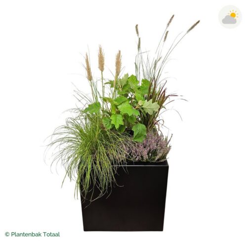 productfoto van plantenbak Aluminium Carrez Vierkant Set Veluwe