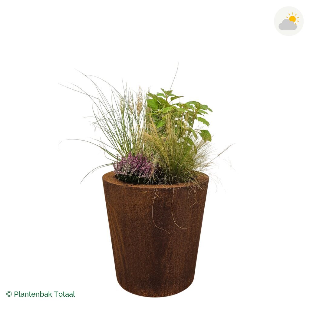 productfoto van plantenbak Cortenstaal Conic Set Veluwe