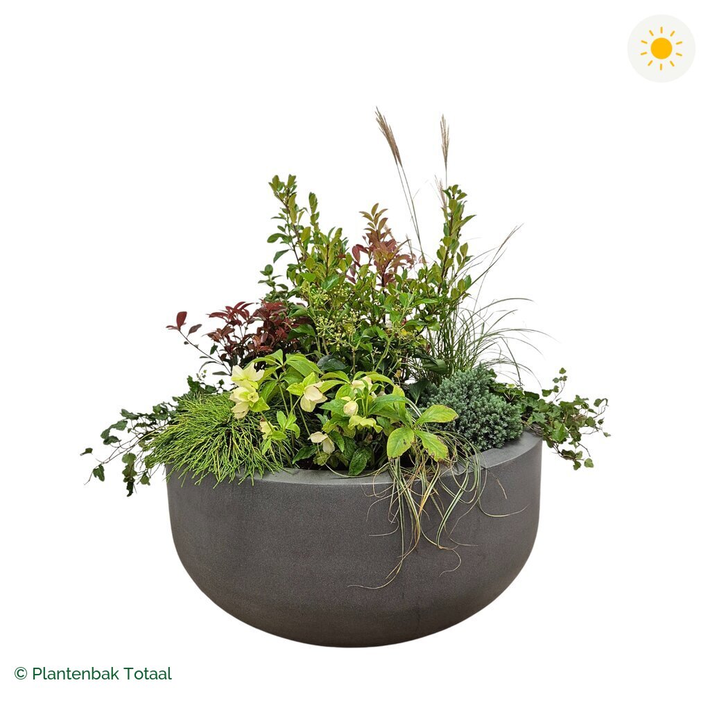 productfoto van plantenbak Fiberstone City Bowl Set Bretagne
