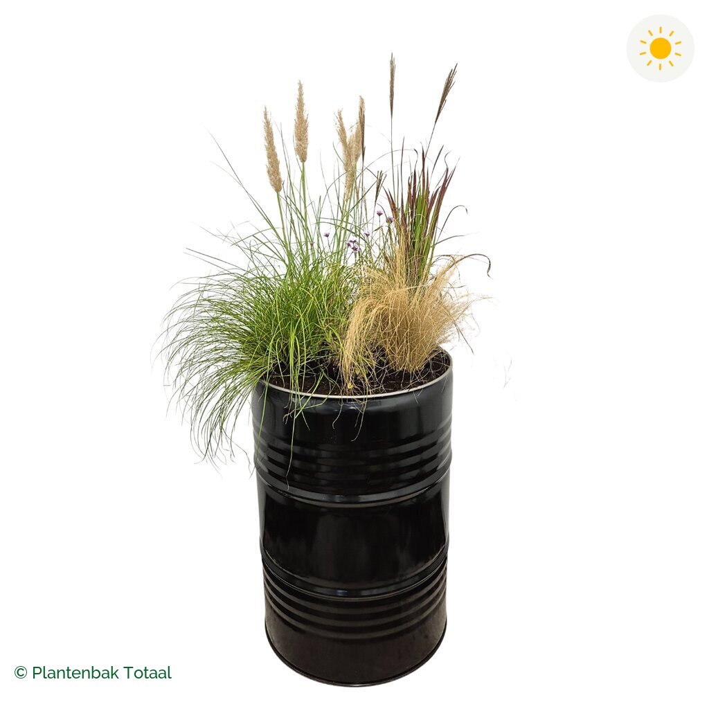 productfoto van plantenbak Metalen Olievat Set Savanne