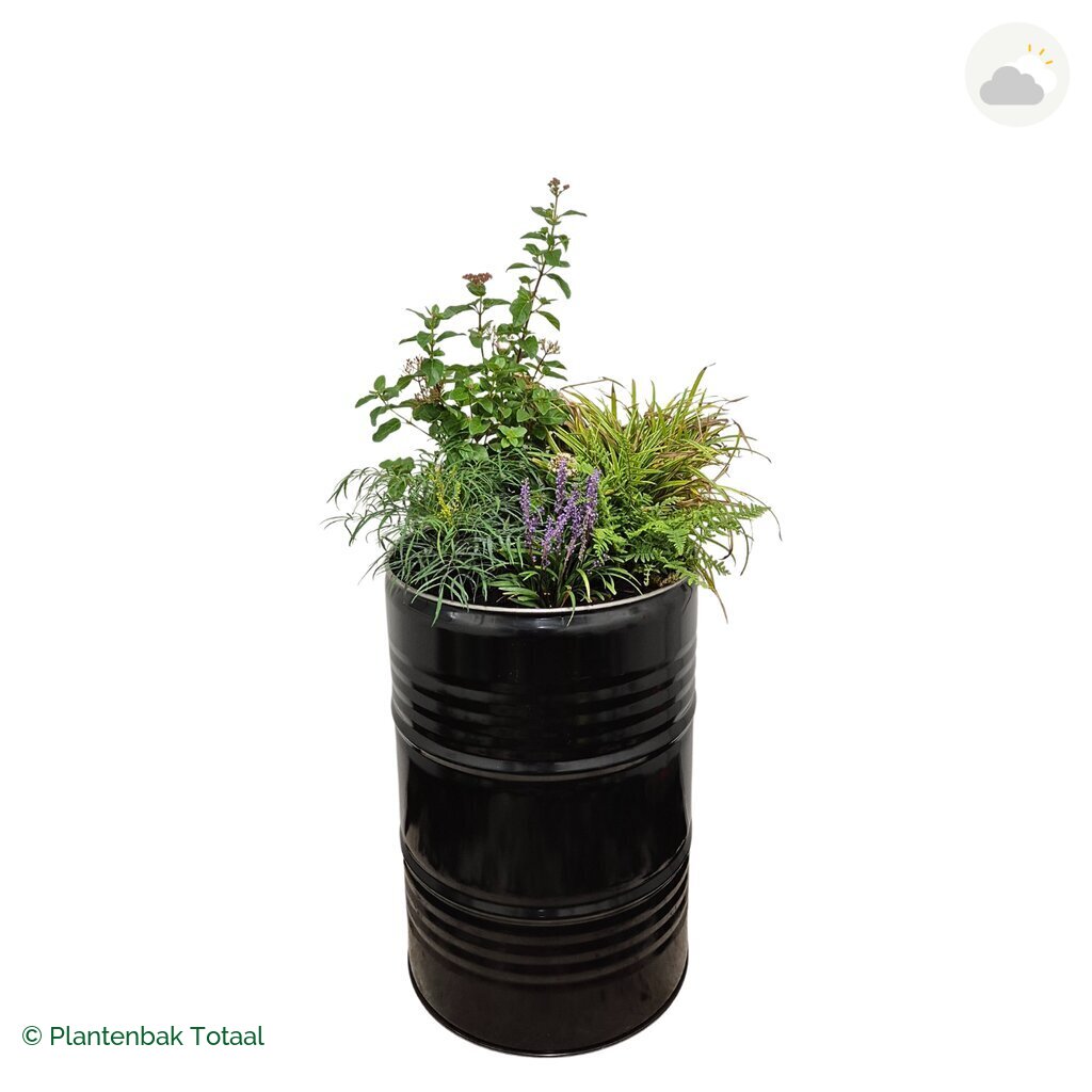 productfoto van plantenbak Metalen Olievat Set York