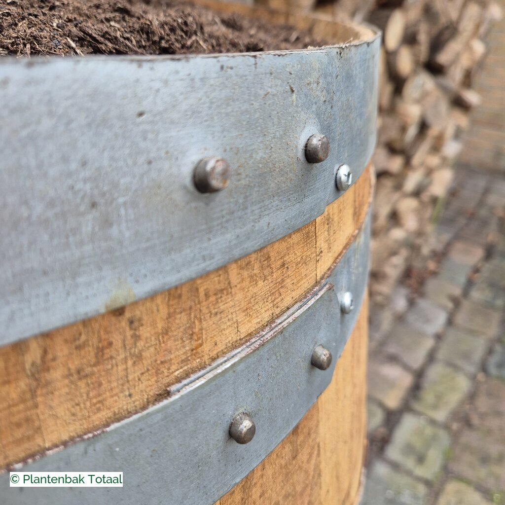 productlijn foto van plantenbak EH Wijnvat rond