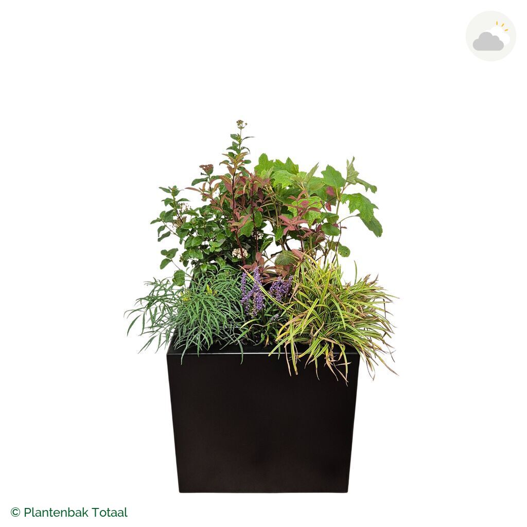 productfoto van plantenbak Aluminium Carrez Vierkant Set York