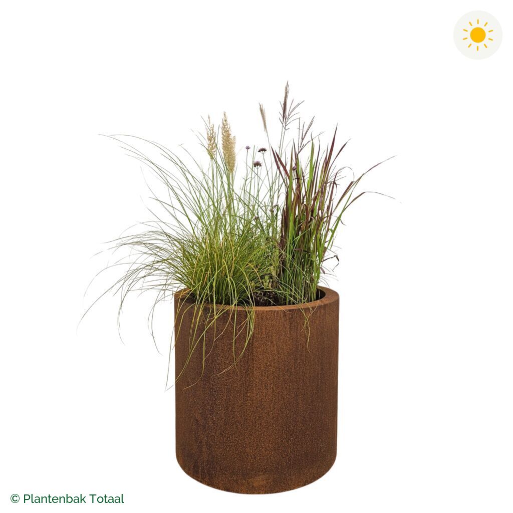 productfoto van plantenbak Cortenstaal Circum Set Savanne