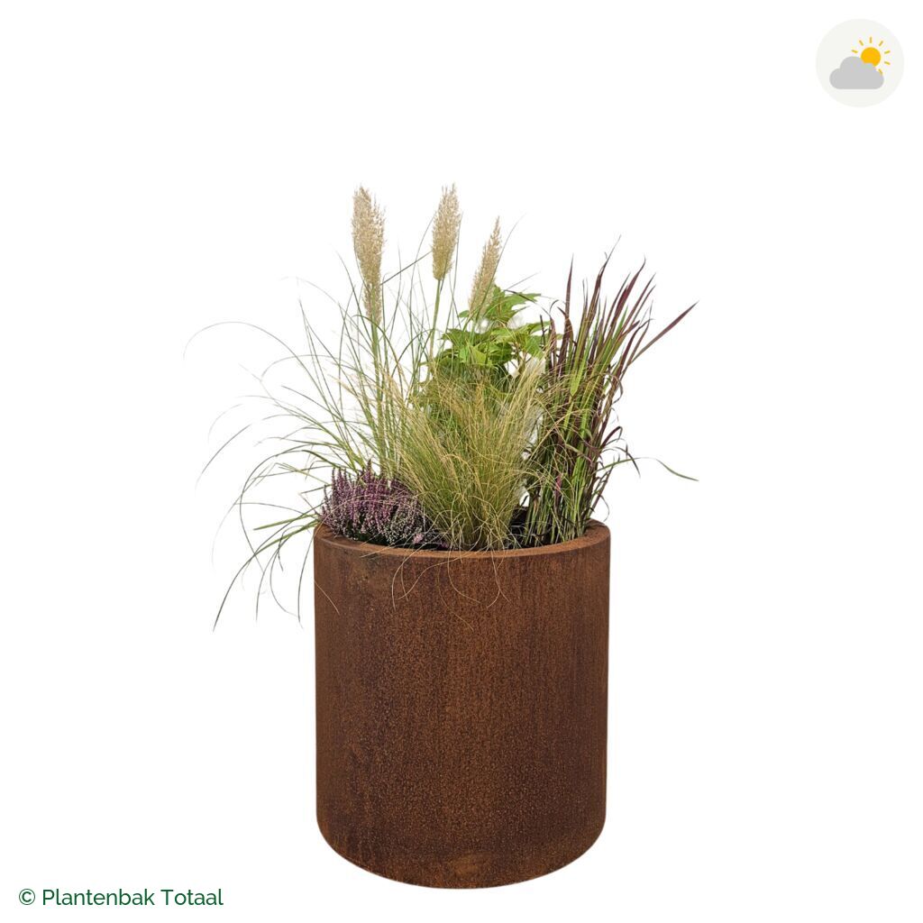 productfoto van plantenbak Cortenstaal Circum Set Veluwe