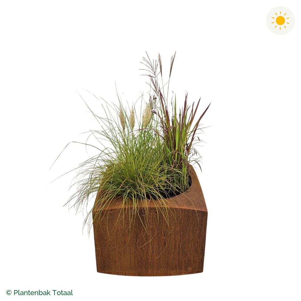 productfoto van plantenbak Cortenstaal Nooa Set Savanne
