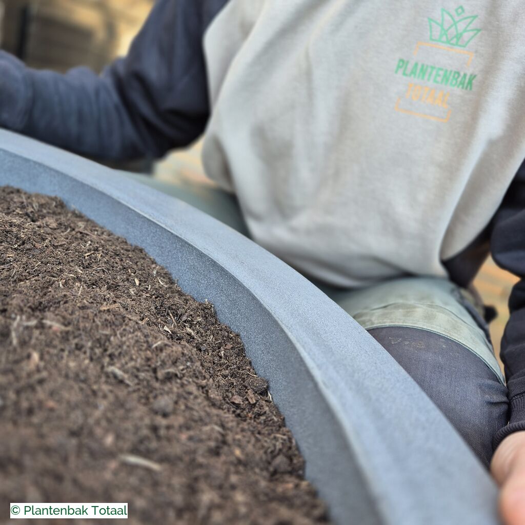 productlijn foto van plantenbak FF City Bowl rond