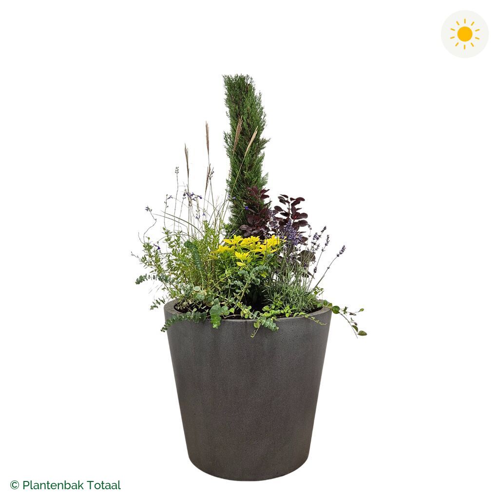 productfoto van plantenbak Fiberstone Bucket Set Toscane