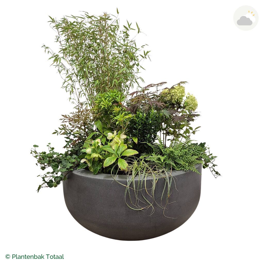 productfoto van plantenbak Fiberstone City Bowl Set Himalaya