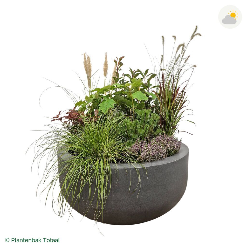 productfoto van plantenbak Fiberstone City Bowl Set Veluwe