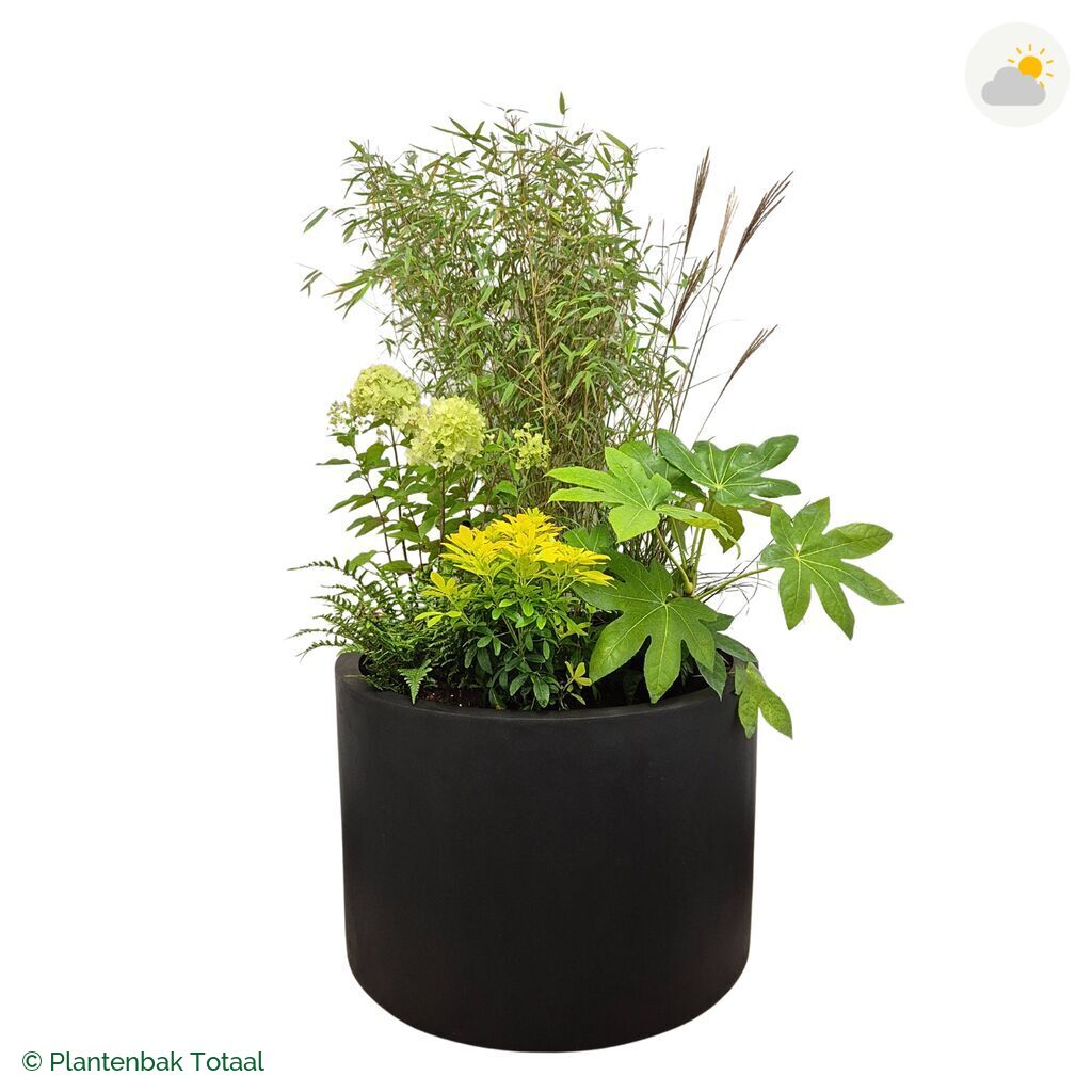 productfoto van plantenbak Fiberstone Jumbo Max Rond Set Bohemen