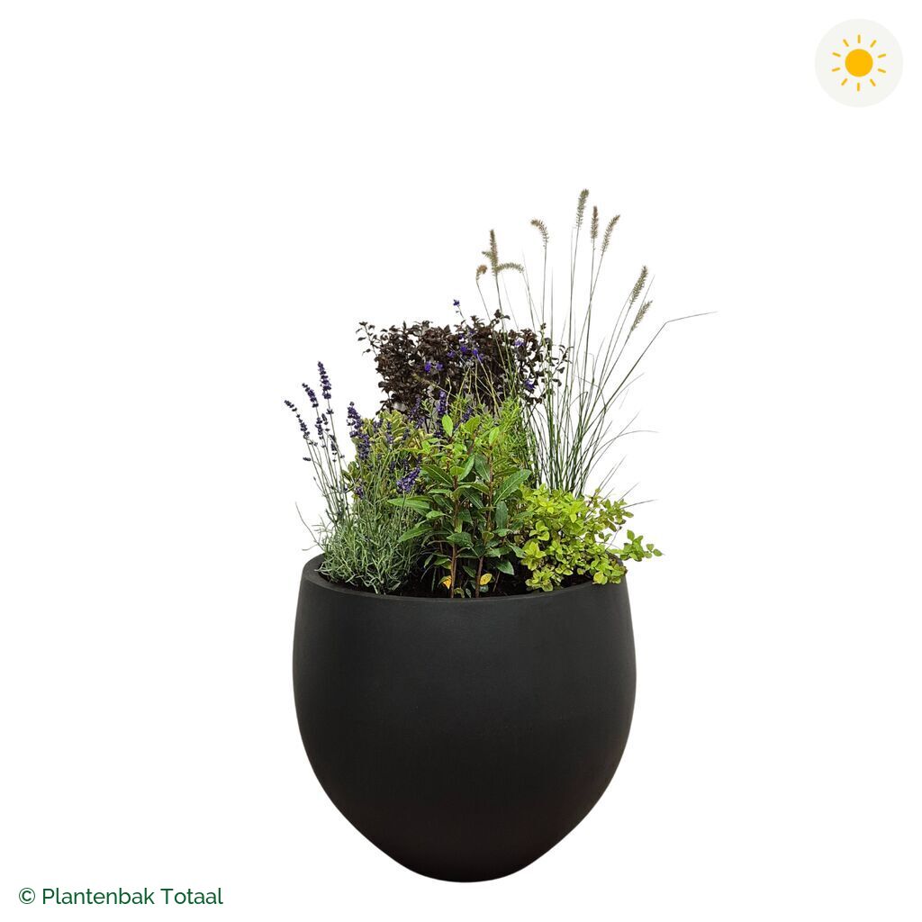 productfoto van plantenbak Fiberstone Orb Set Provence