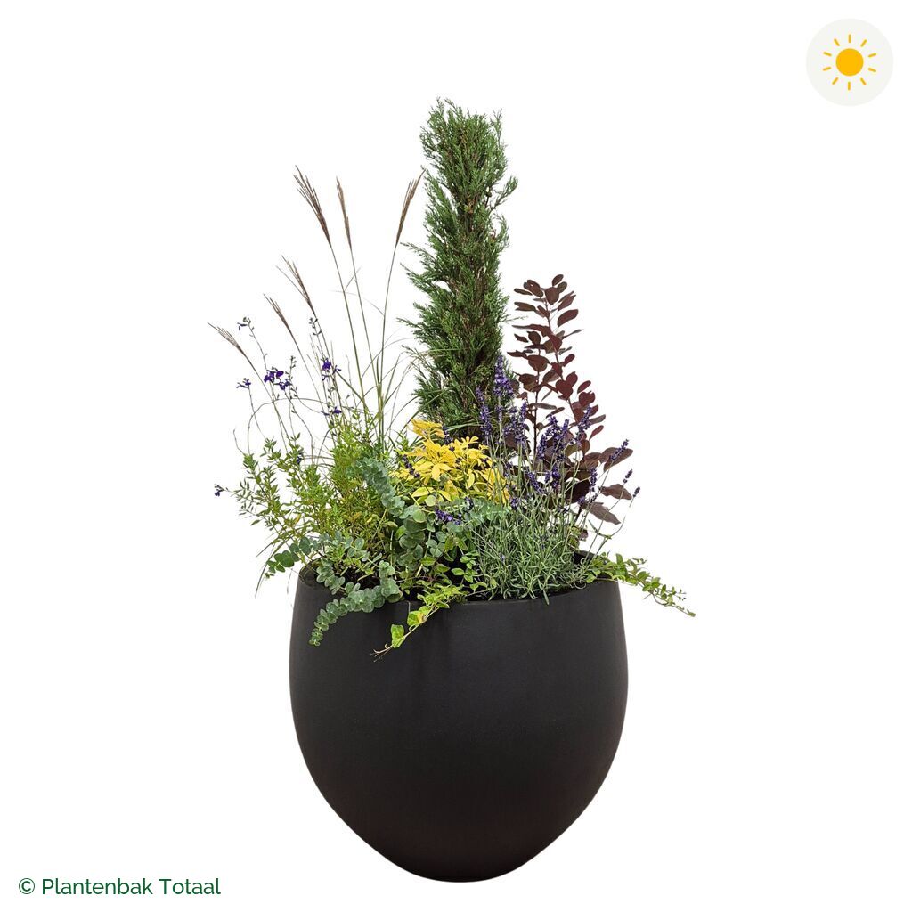 productfoto van plantenbak Fiberstone Orb Set Toscane