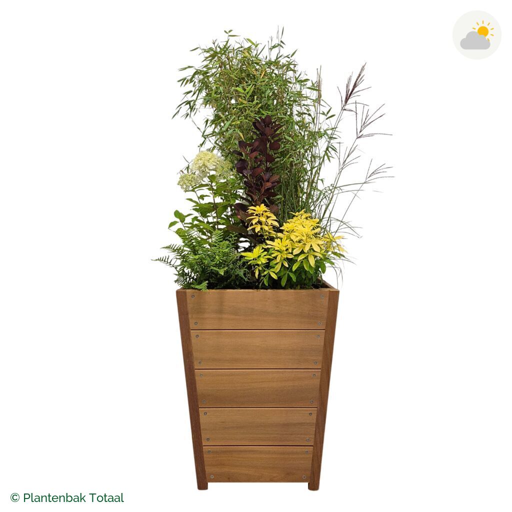 productfoto van plantenbak Hardhout Tap Set Bohemen