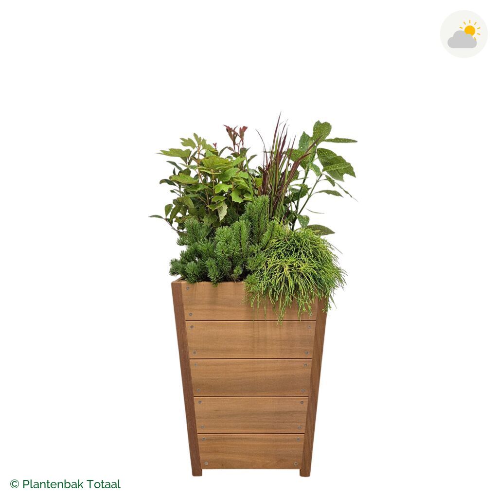 productfoto van plantenbak Hardhout Tap Set Eifel