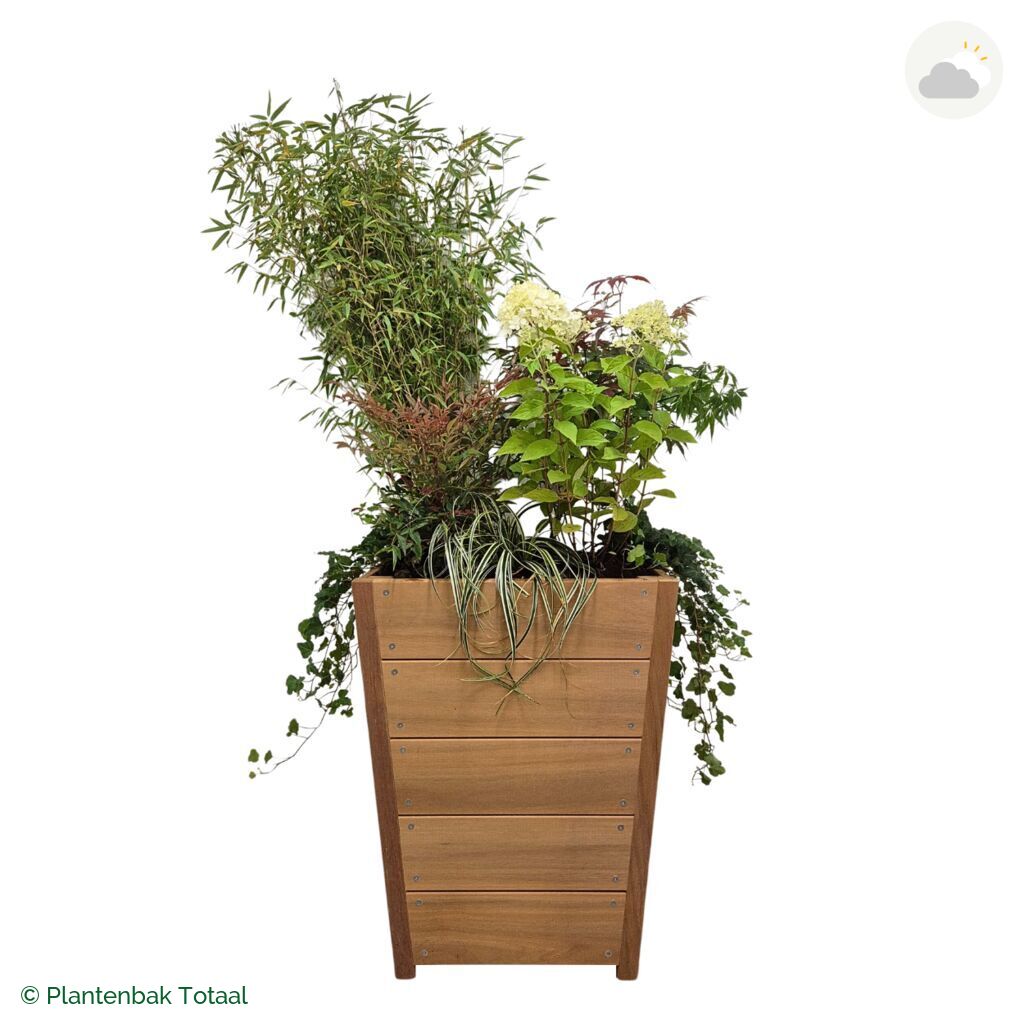 productfoto van plantenbak Hardhout Tap Set Himalaya