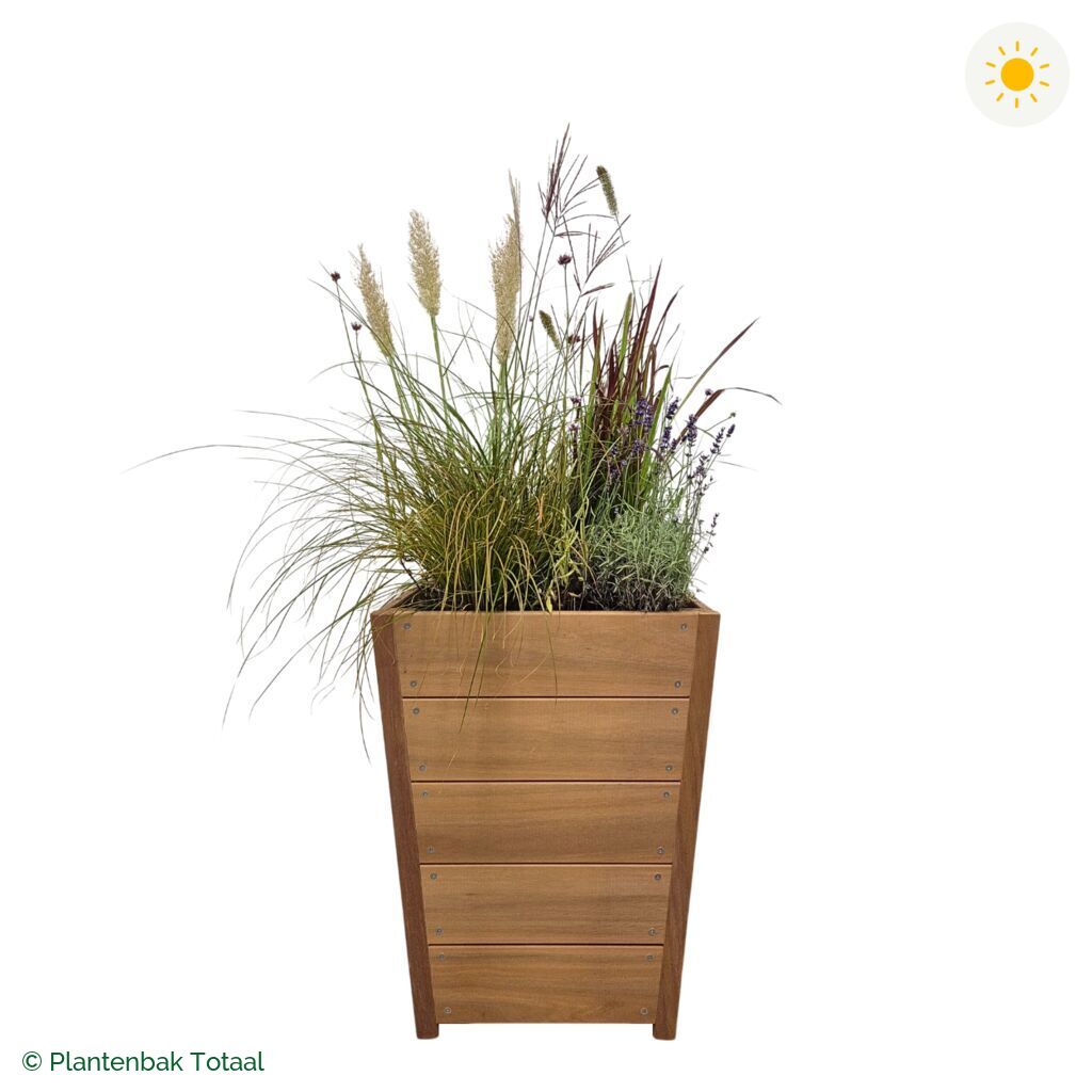 productfoto van plantenbak Hardhout Tap Set Savanne