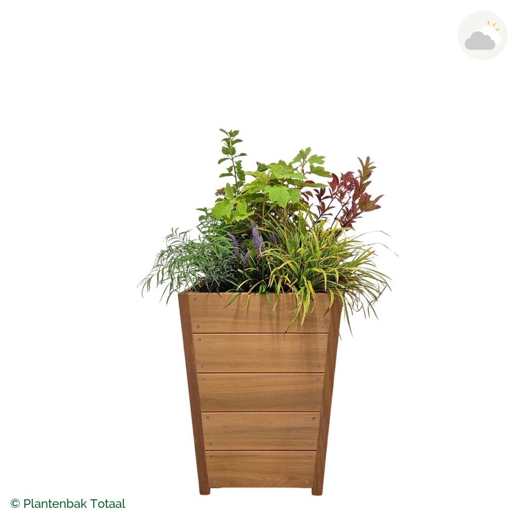 productfoto van plantenbak Hardhout Tap Set York
