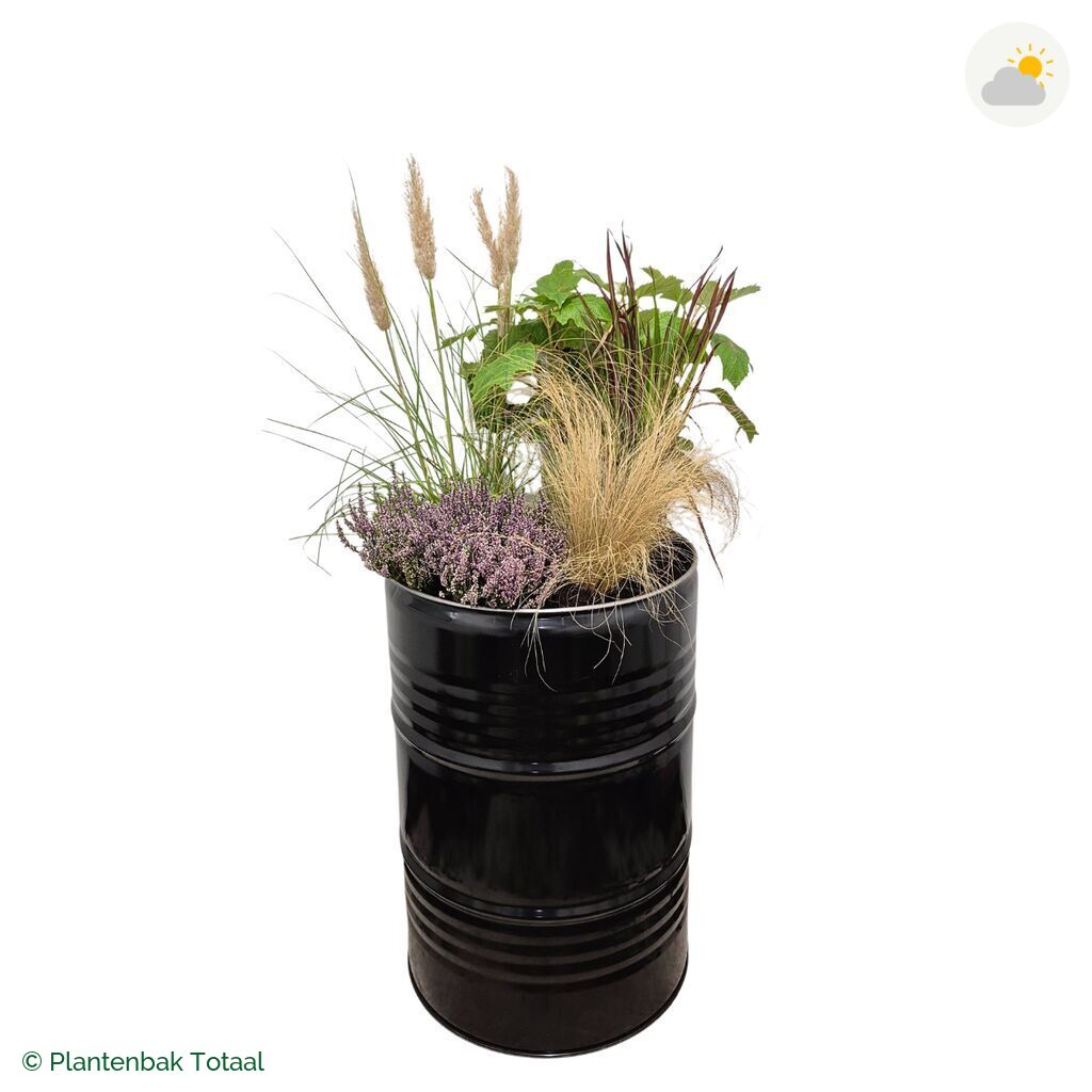 productfoto van plantenbak Metalen Olievat Set Veluwe