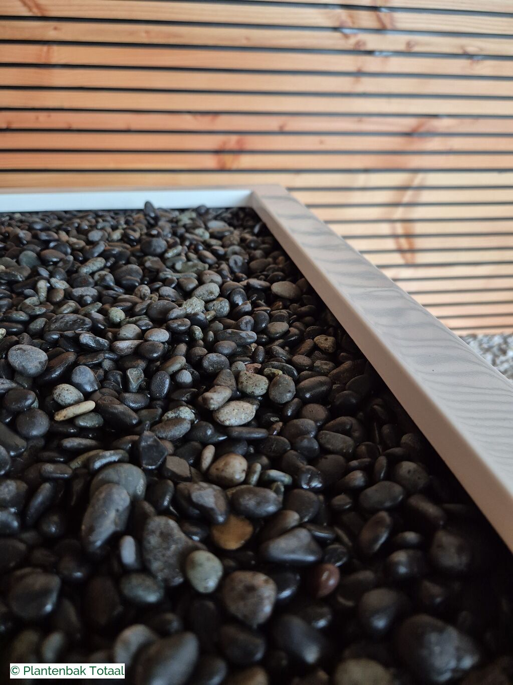 productfoto van plantenbak Fiberstone Block XL Hoogglans - Olijfboom