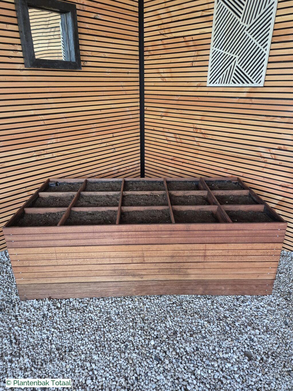 productfoto van plantenbak Hardhouten Moestuin Doe-Het-Zelf