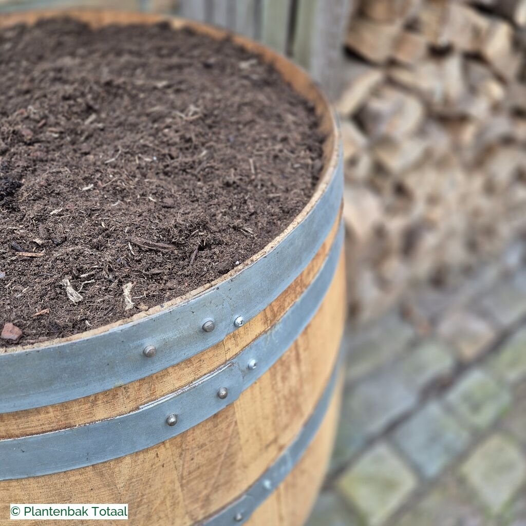 productlijn foto van plantenbak EH Wijnvat rond